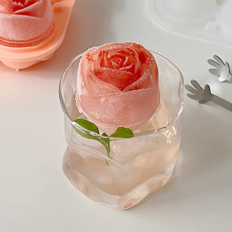 ICE MOULD 3D ROSE SILICONE MOLD