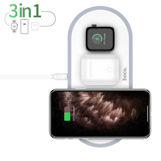 3-in-1 Wireless Charging Pad [Mag-Safe / Sleek / Modern] - ShopSkosh