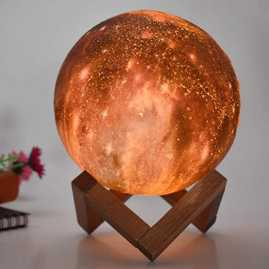3D Galaxy Moon Lamp [Super Cute / Fun / Mesmerizing] - ShopSkosh