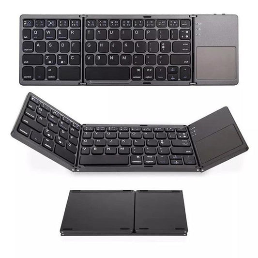 Foldable Wireless Keyboard with Touchpad [Super Handy / Lightweight / Easy to Use] - ShopSkosh
