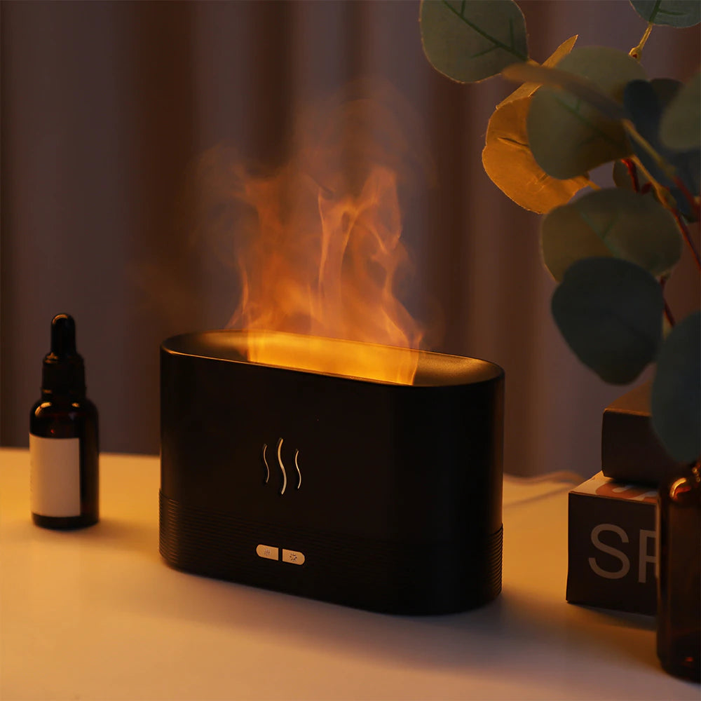 Flame Aroma Diffuser & Humidifier [Campfire / Fireplace / Perfect Combo] - ShopSkosh