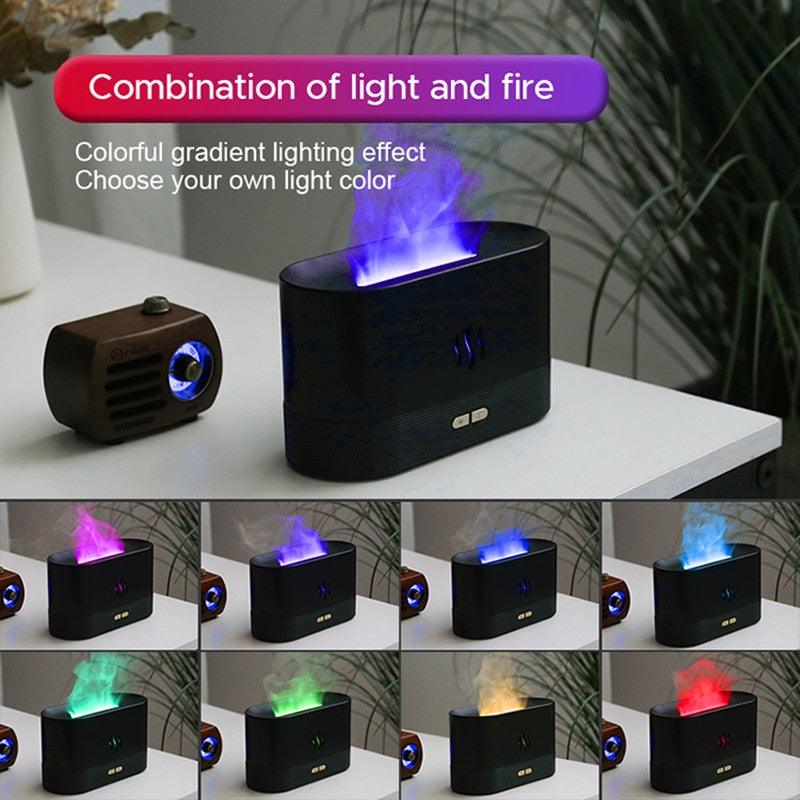 Flame Aroma Diffuser & Humidifier [Campfire / Fireplace / Perfect Combo] - ShopSkosh