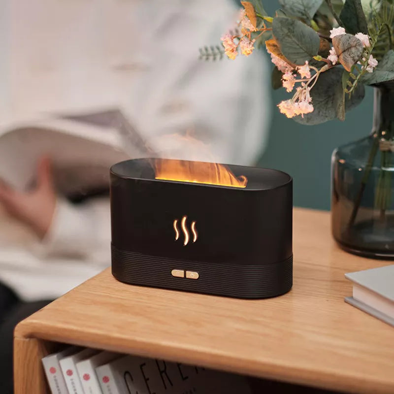 Flame Aroma Diffuser & Humidifier [Campfire / Fireplace / Perfect Combo] - ShopSkosh